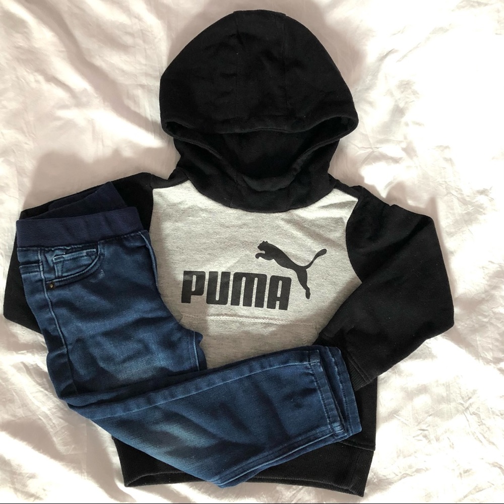 Toddler - Puma Hoodie/Cat&Jack Jeans Bundle - 3T